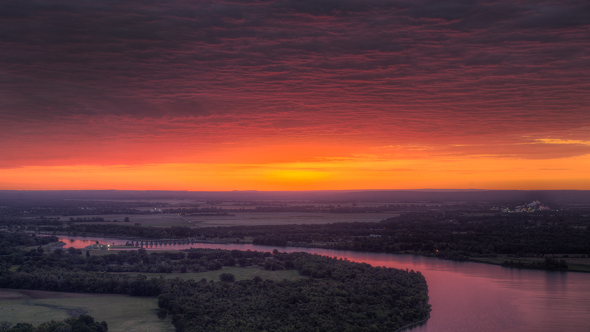 Arkansas River October Sunrise