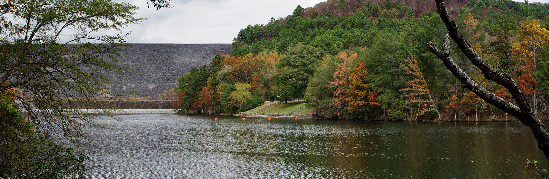 Blakely Dam in November