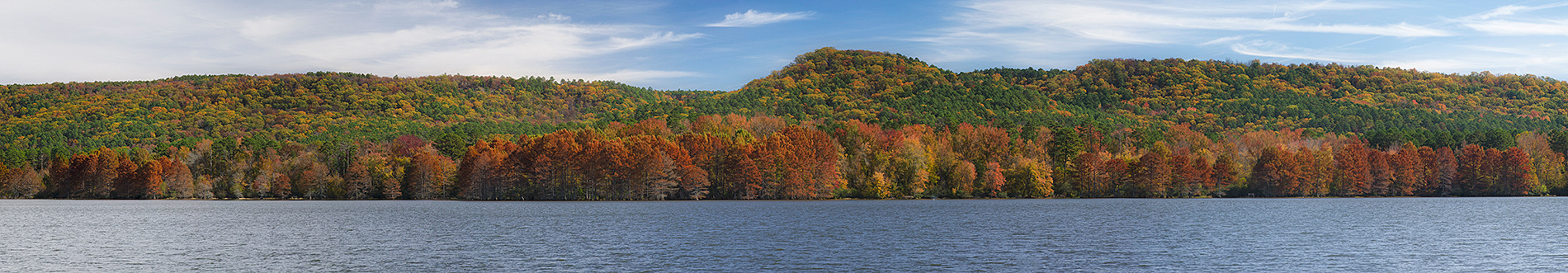 Cove Lake Autumn Panorama